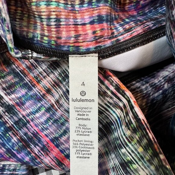 Lululemon Wunder Train High-Rise Yoga Leggings in Digital Oasis Size 4 - Picture 8 of 8